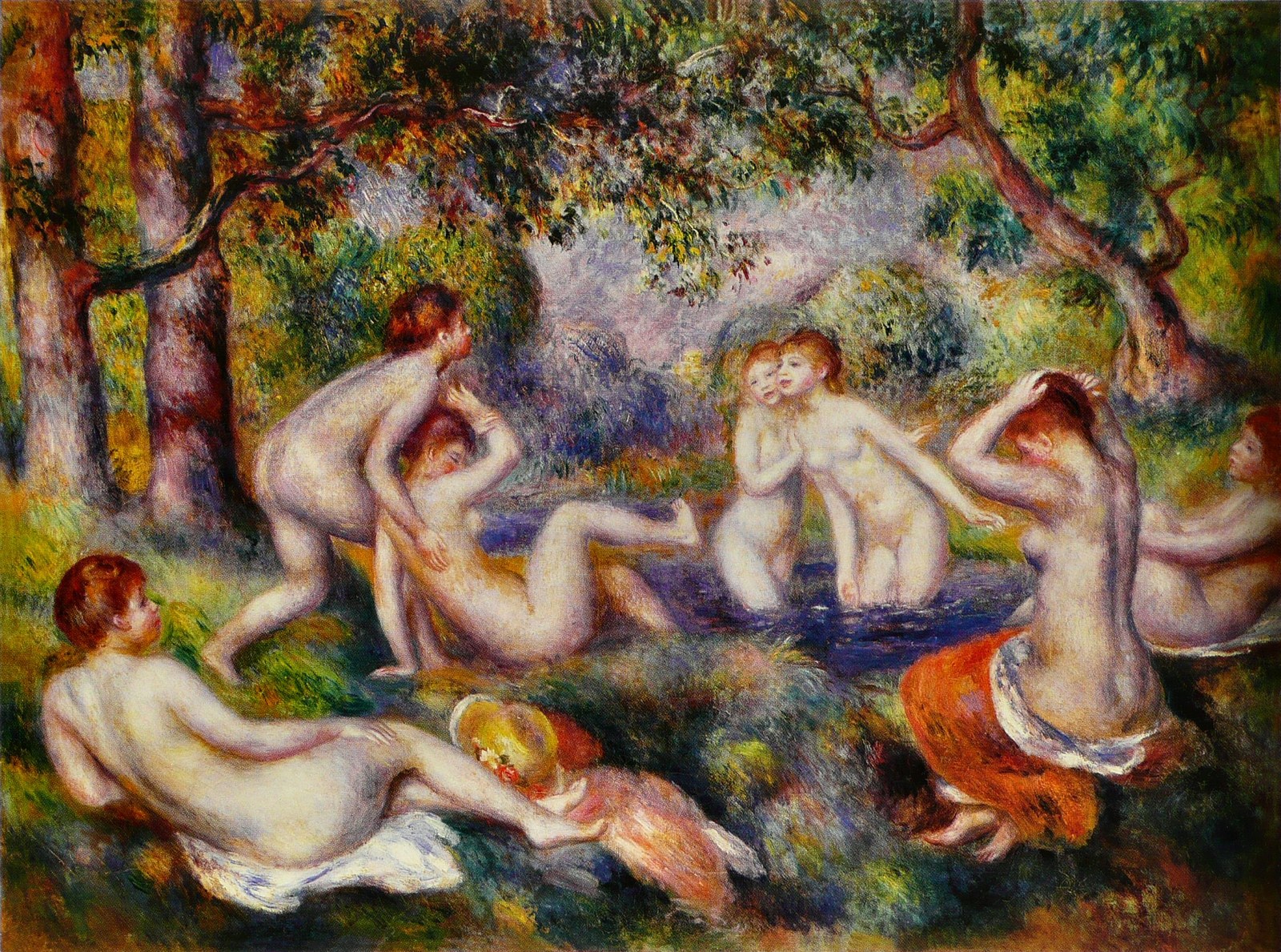 Pierre-Auguste Renoir, Baigneuses dans la forêt (Bathers in the Forest), c. 1897